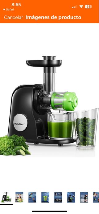 Extractor de zumos AICOK negro