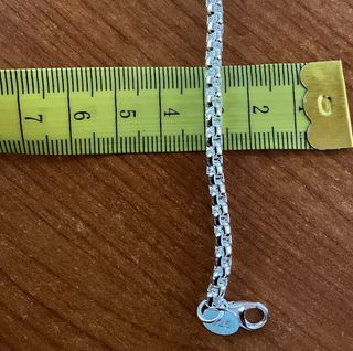 Braccialetto d'argento unisex lungo 29 cm