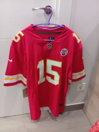 Camiseta NFL Mahomes 15 Chiefs Roja