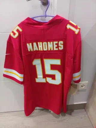 Camiseta NFL Mahomes 15 Chiefs Roja
