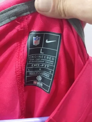 Camiseta NFL Mahomes 15 Chiefs Roja