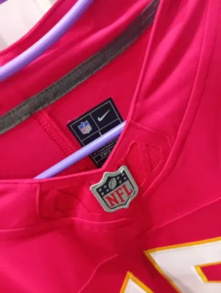 Camiseta NFL Mahomes 15 Chiefs Roja