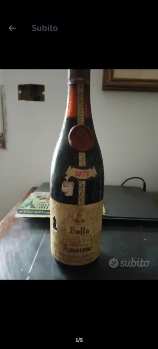 Bolla Amarone 1978 Vino da Collezione