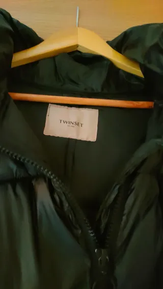 Plumífero negro mujer Twinset