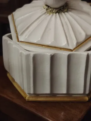 Portagioie Ceramica Vintage Colomba Anni '70