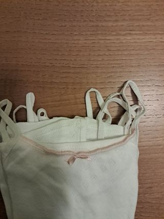 Pack 6 camisetas interiores tirantes niña 6-8 años