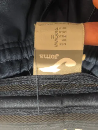 Pantalón chándal Joma hombre azul y blanco