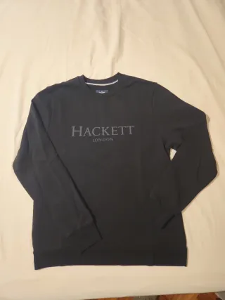 Jersey Hackett Negro Talla M. Classic Fit