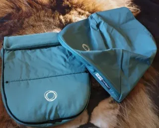Capota extensible y saco bugaboo azul Petróleo