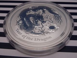 Moneda Plata 999 Australia Dragón 10oz