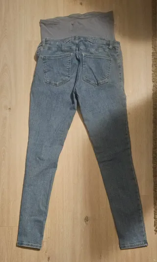 Pantalón vaquero premamá azul