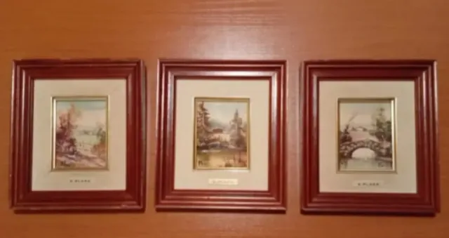 Set 3 Cuadros E.Plaza