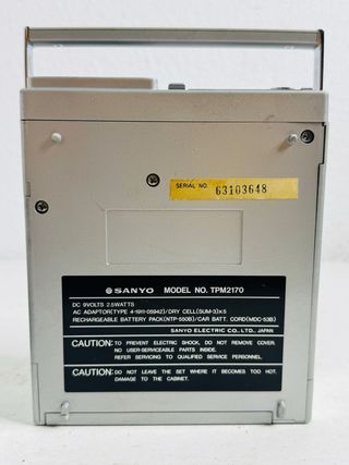 Sanyo TPM 2170 Micro TV Portátil