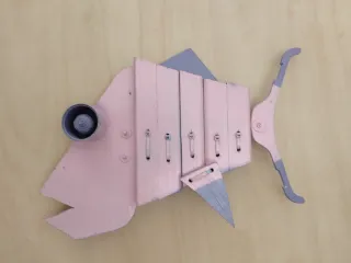 Quadro pesce arte riciclo creativo