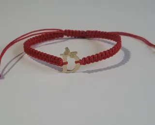 Pulsera D oro 14k hecha a mano