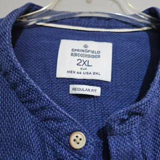 Camisa Springfield Azul Talla XXL