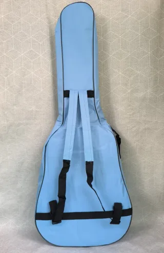 Funda acolchada guitarra acústica - Celeste
