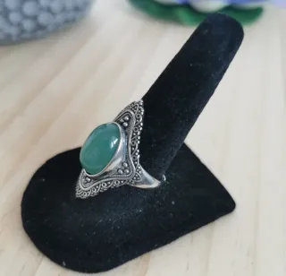 Anillo Aventurina Natural tamaño Ajustable.