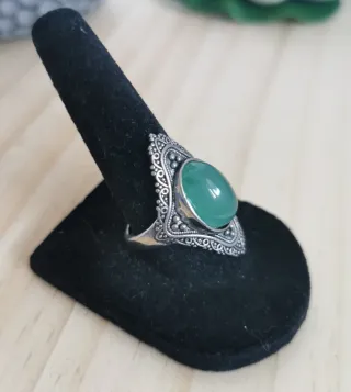 Anillo Aventurina Natural tamaño Ajustable.