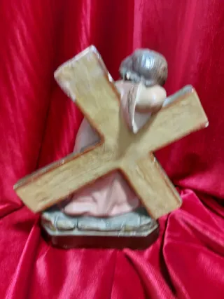 Niño Jesús Cruz Olot 19 cm