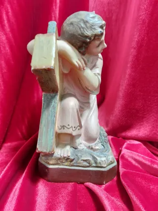 Niño Jesús Cruz Olot 19 cm