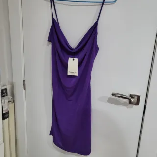 Vestido Morado Pull&Bear Talla L