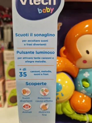 Vtech Baby Zoe Sonaglino Interattivo Scimmietta