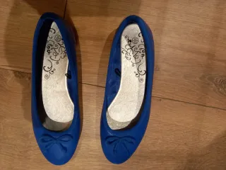 Bailarinas azules talla 40