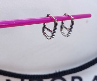 Pendientes Pandora Link Plata (par)