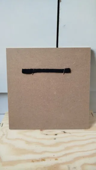 Quadretto Paesaggio Foresta Nebbiosa