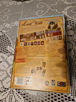 Last Will - Big Box + Getting Sacked boardgame