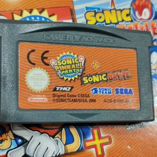 Sonic Advance + Sonic Battle GBA