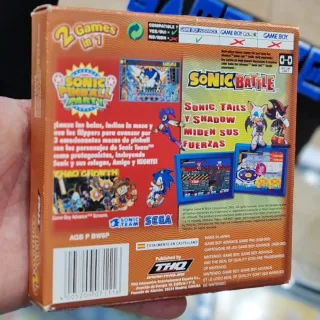 Sonic Advance + Sonic Battle GBA