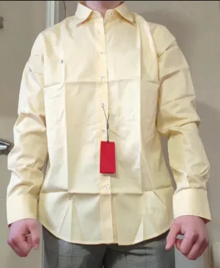 Camiseta Carolina Herrera Talla 16  Rayas Amarilla