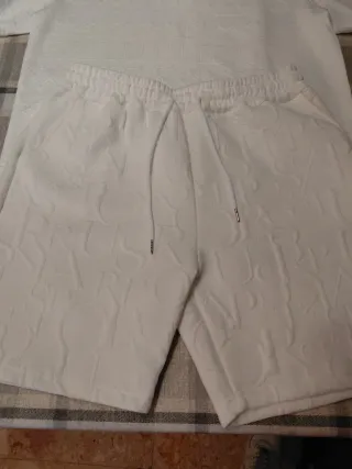 Conjunto Polo y Shorts Blanco