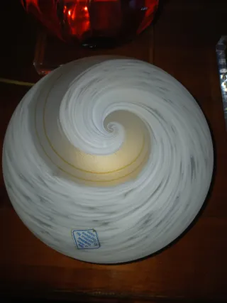 Lampada da tavolo in vetro Murano