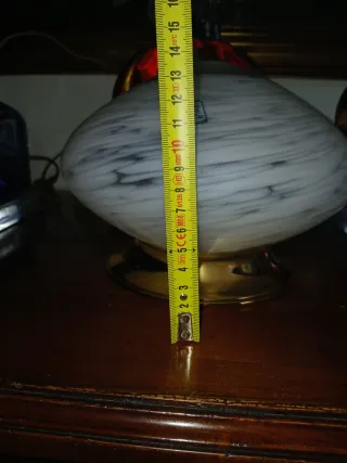 Lampada da tavolo in vetro Murano