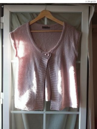 Chaleco punto mujer  Cortefiel M rosa