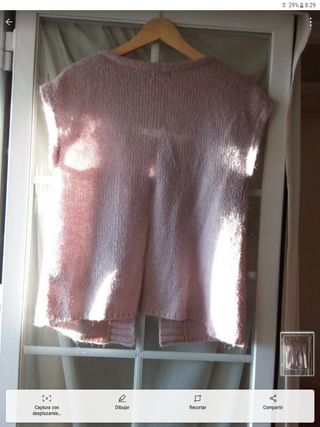 Chaleco punto mujer  Cortefiel M rosa