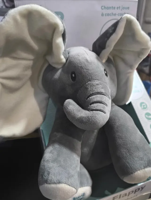 Flappy Elefante 30 cm – Peluche que canta. OJO LEE