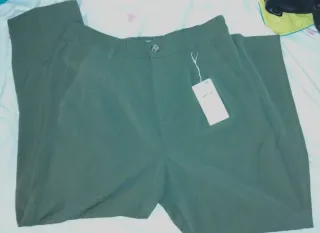 Pantalones de traje verdes