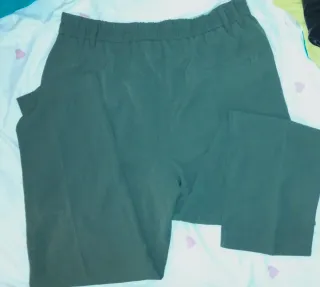 Pantalones de traje verdes