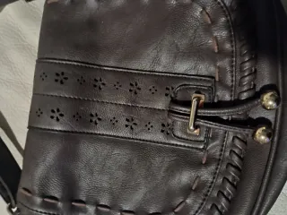 Bolso marrón bandolera