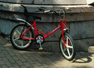 Bicicleta G.A.C Motoreta Roja Antigua