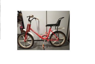 Bicicleta G.A.C Motoreta Roja Antigua