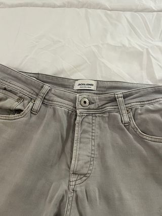 Pantalones vaqueros grises Jack and Jones