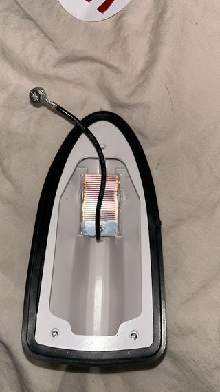 Palanca cambios y aleta tiburón