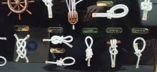 Cuadro Nudos Marineros Madera Tela