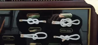 Cuadro Nudos Marineros Madera Tela