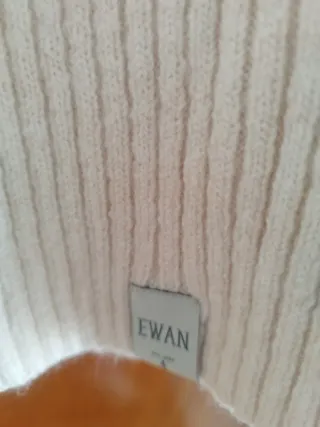 Jersey EWAN cuello alto beige talla L